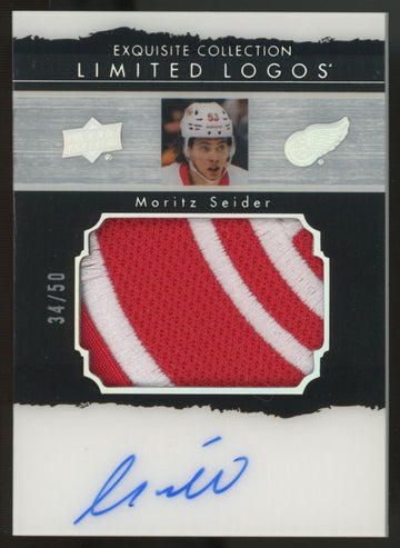 2021-22 Exquisite Moritz Seider Limited Logos RC Patch Auto RPA /50 #LLT-MS