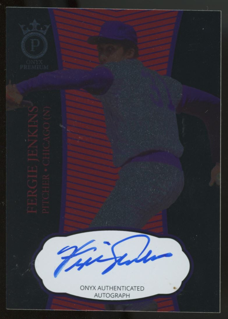 2021 Onyx Premium Fergie Jenkins Auto #OPFJ