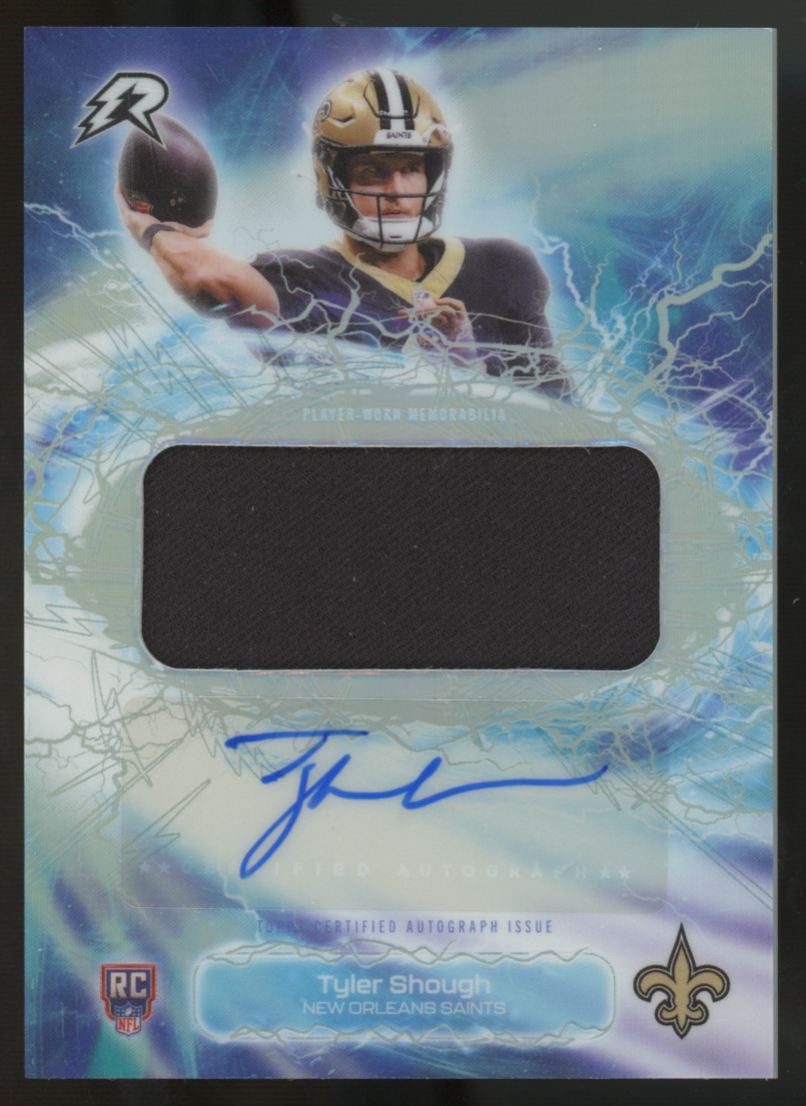 2025 Topps Resurgence Tyler Shough RC Radial Rookie Relic Patch Auto RPA #RRA-TS