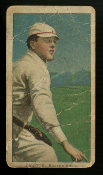 1909-11 T206 150 Eddie Cicotte (Black Sox) Sovereign Back Poor