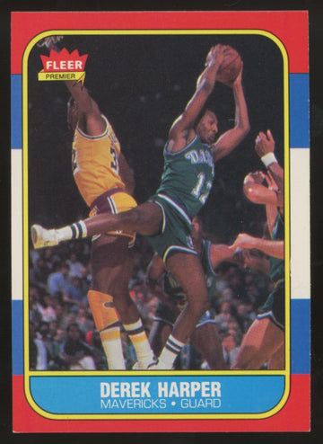 1986-87 Fleer Premier Derek Harper #44 "A"