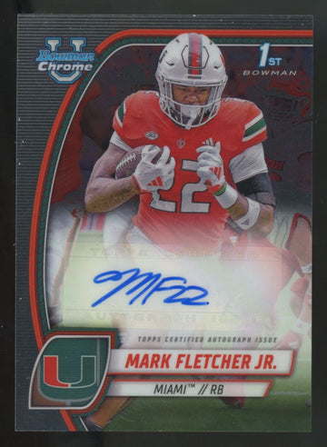 2024 Bowman Chrome U Mark Fletcher Jr. 1st Prospect Auto #PA-MFL