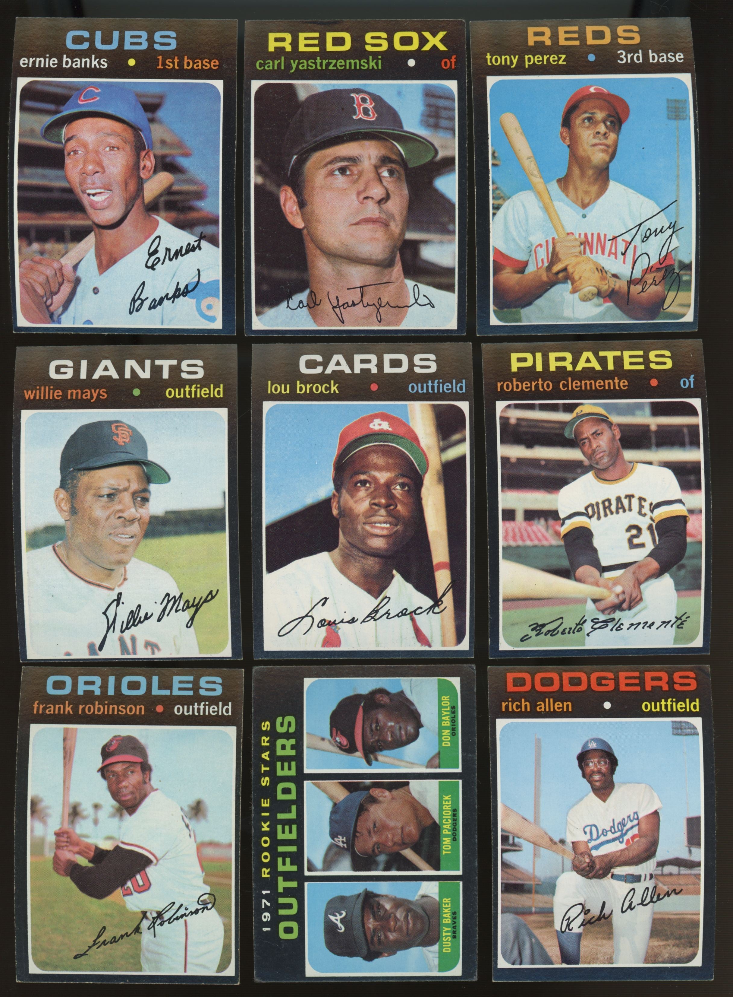 1971 Topps Baseball Complete Set (752) EX-NM w/ Wrapper Including 6/8 Variations