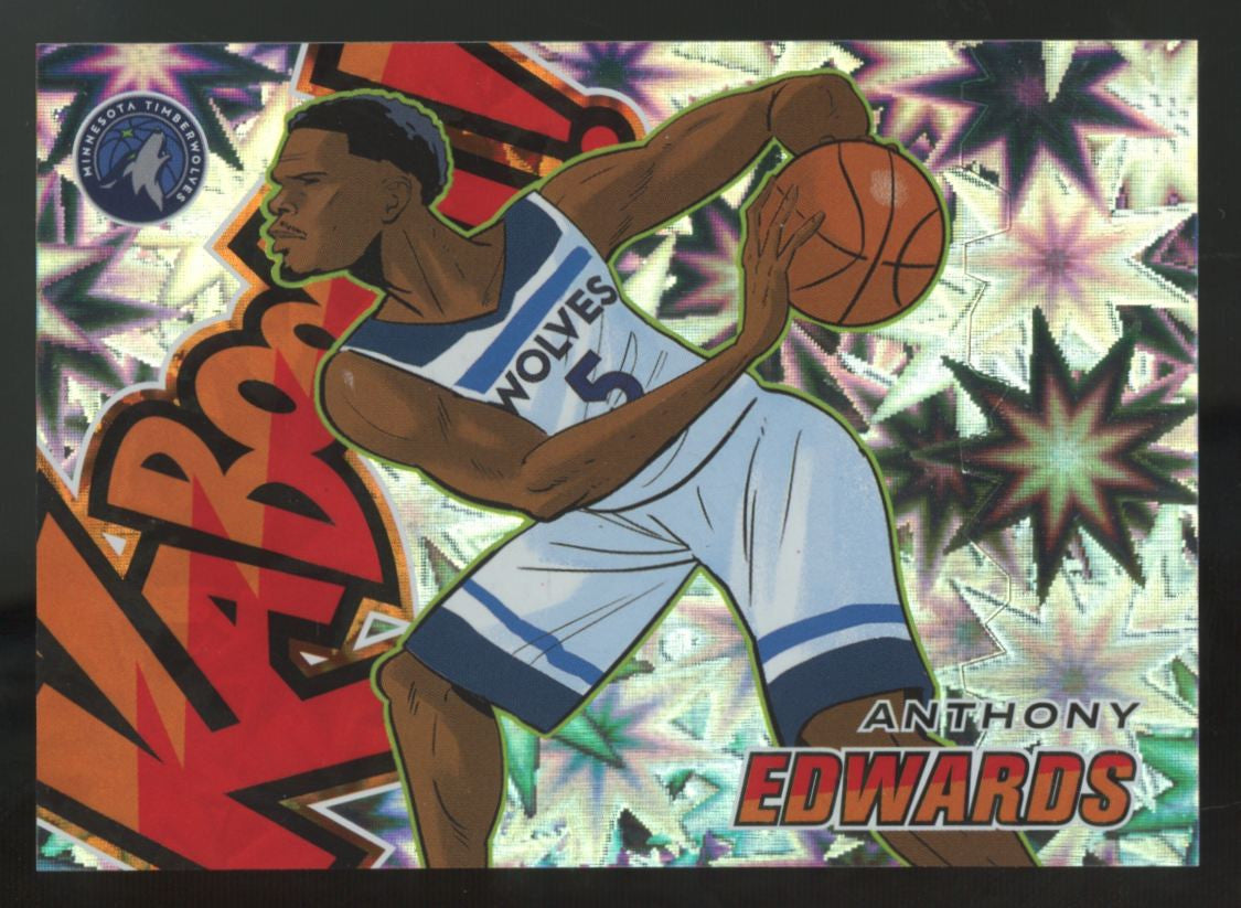 2024-25 Panini Revolution Anthony Edwards Kaboom! Horizontal SSP #1
