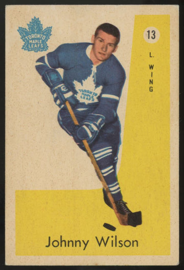 1959-60 Parkhurst Johnny Wilson #13 EX