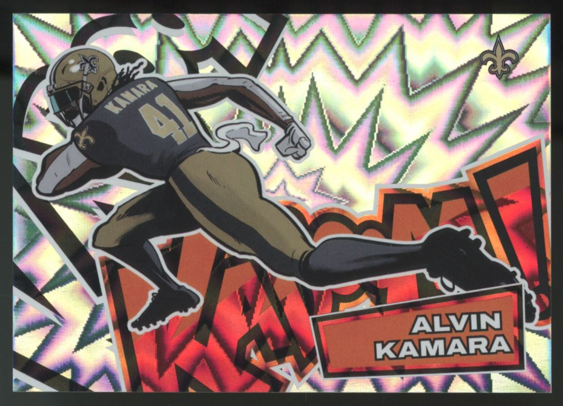 2025 Panini Absolute Alvin Kamara Kaboom! SSP #9