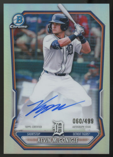2026 Bowman Chrome Kevin McGonigle Prospect Auto /499 #CPA-KMC "B"