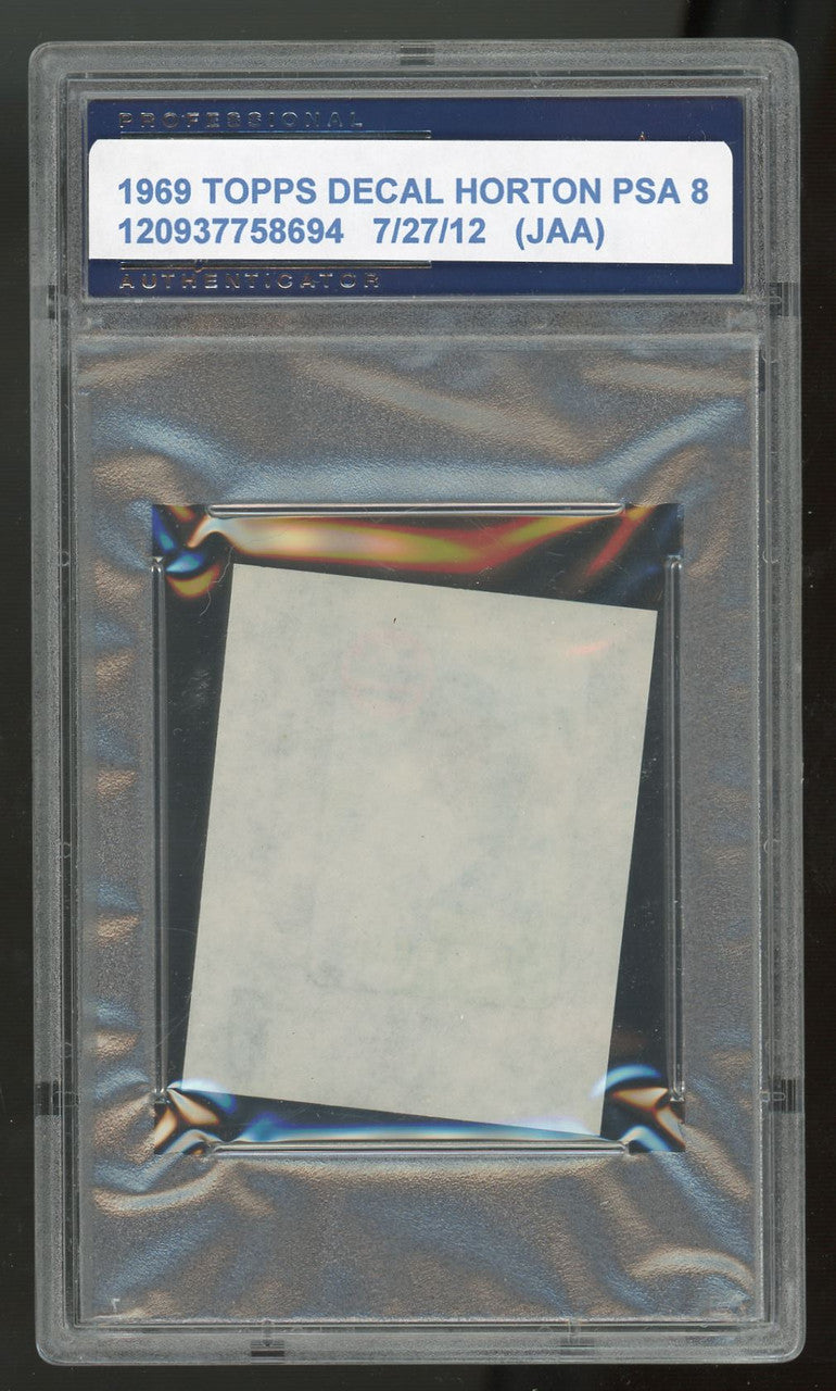 1969 Topps Decals Willie Horton PSA 8