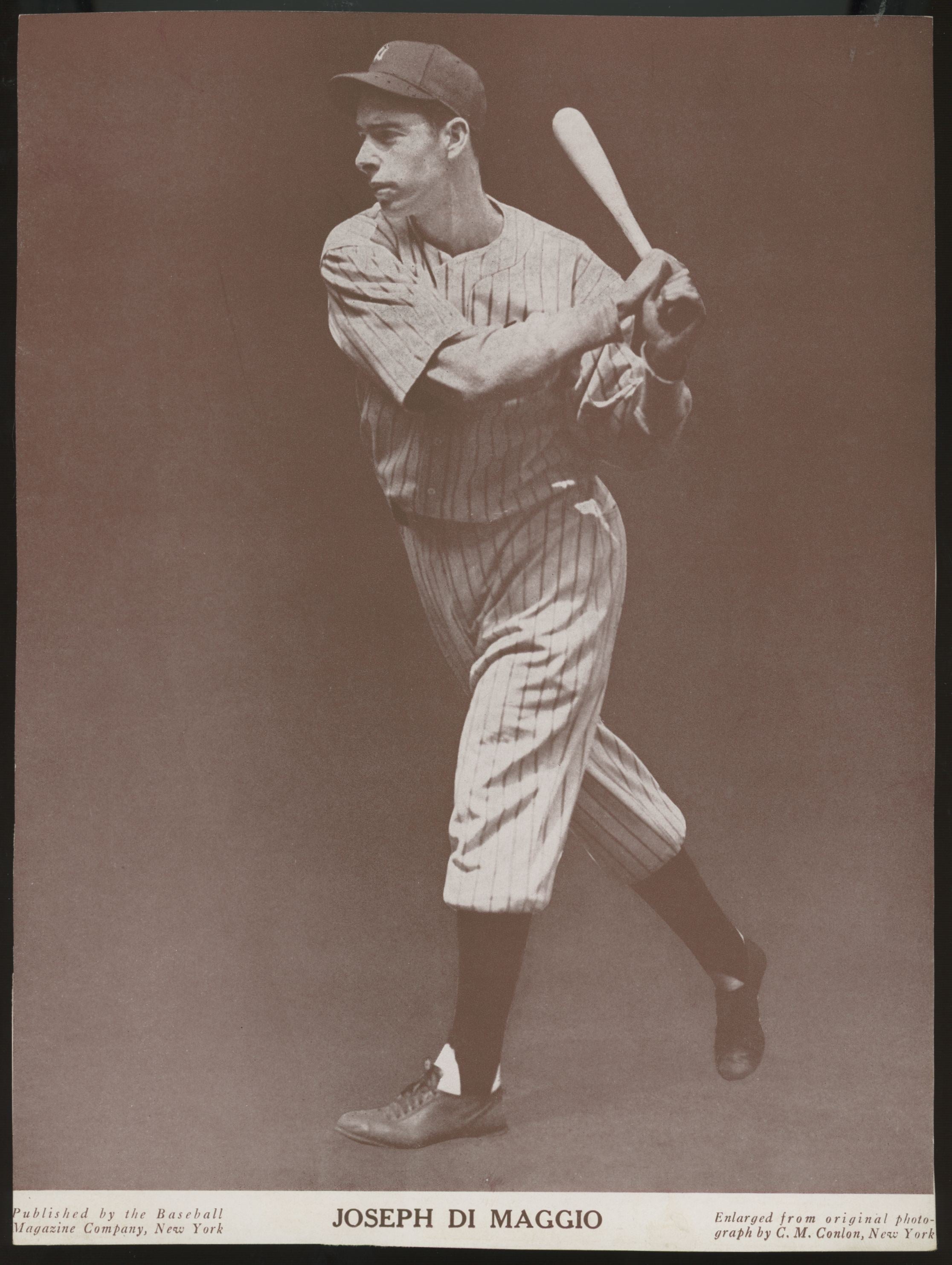 1936 M114 Joe DiMaggio Baseball Magazine Supplement Trimmed