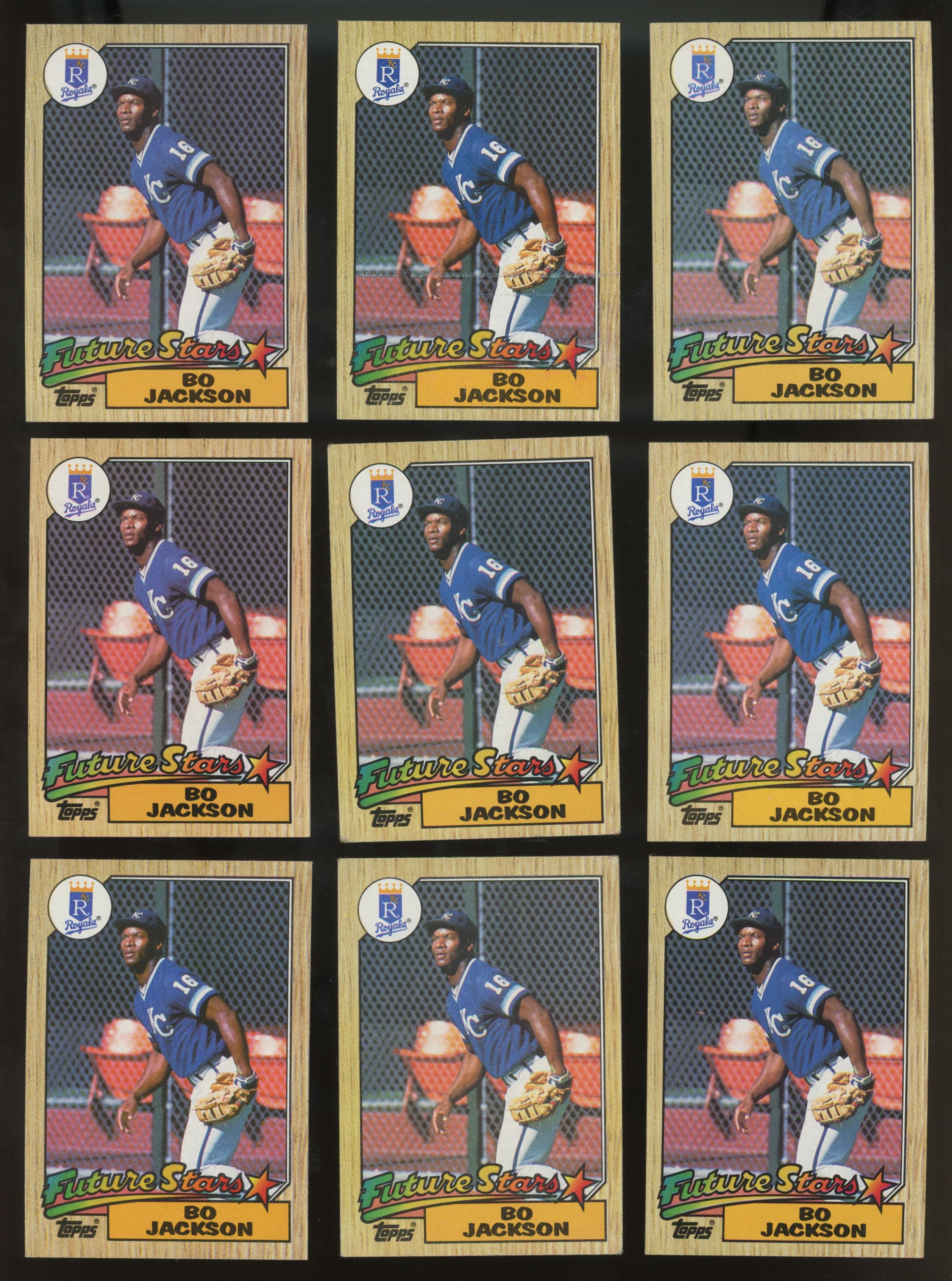 1987 Topps Bo Jackson #170 Lot Of 25 NM-MT