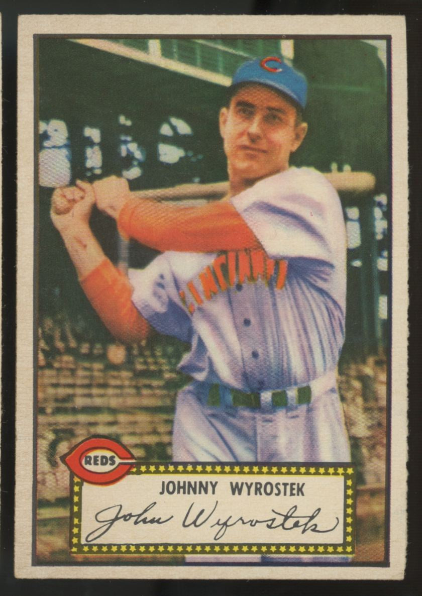 1952 Topps Johnny Wyrostek #13 EX