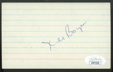 Ken Boyer Signed Autographed Index Card JSA AW71339
