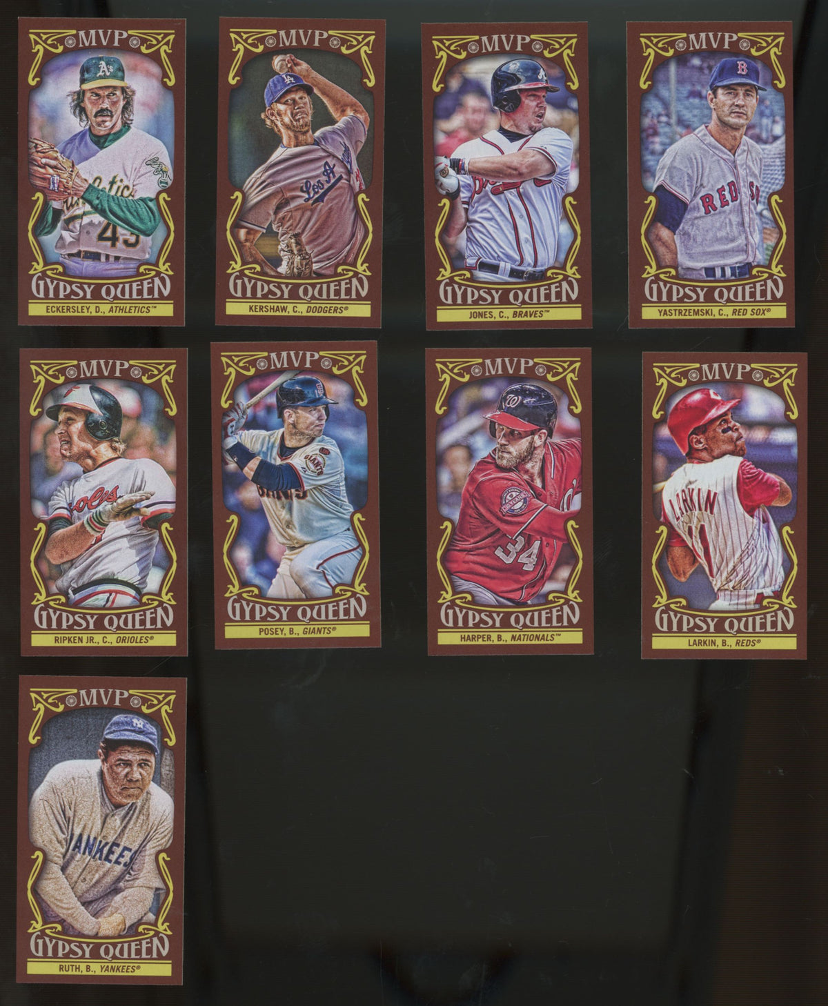 2016 Topps Gypsy Queen MVP Mini Near Complete Set (25/26)