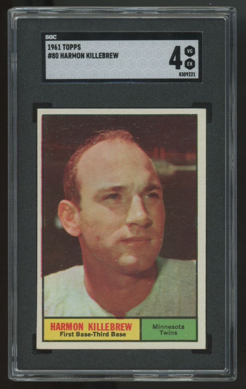 1961 Topps Harmon Killebrew #80 SGC 4
