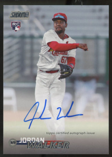 2023 Stadium Club Jordan Walker RC Base Auto #SCBA-JWR
