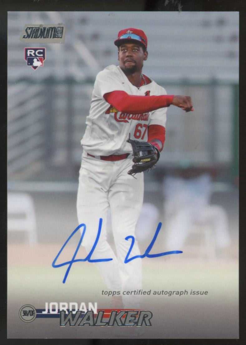 2023 Stadium Club Jordan Walker RC Base Auto #SCBA-JWR