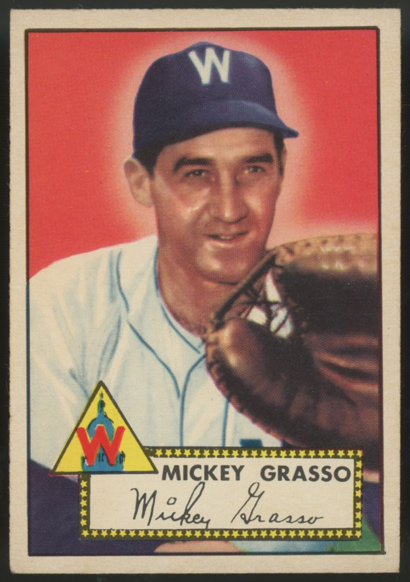 1952 Topps Mickey Grasso #90 EX+