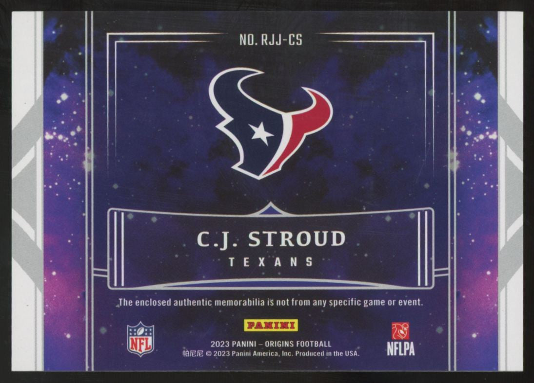 2023 Panini Origins C.J. Stroud RC Red Jumbo Patch /99 #RJJ-CS