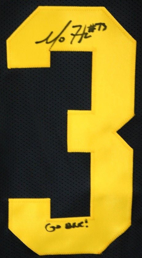 Maurice Mo Hurst Jr. Michigan Autographed Football Jersey Go Blue! - Raiders NFL