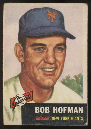 1953 Topps Bob Hofman #182 G/VG