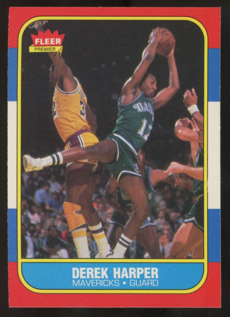 1986-87 Fleer Premier Derek Harper #44