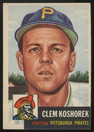 1953 Topps Clem Koshorek #8 EX/MT "A"