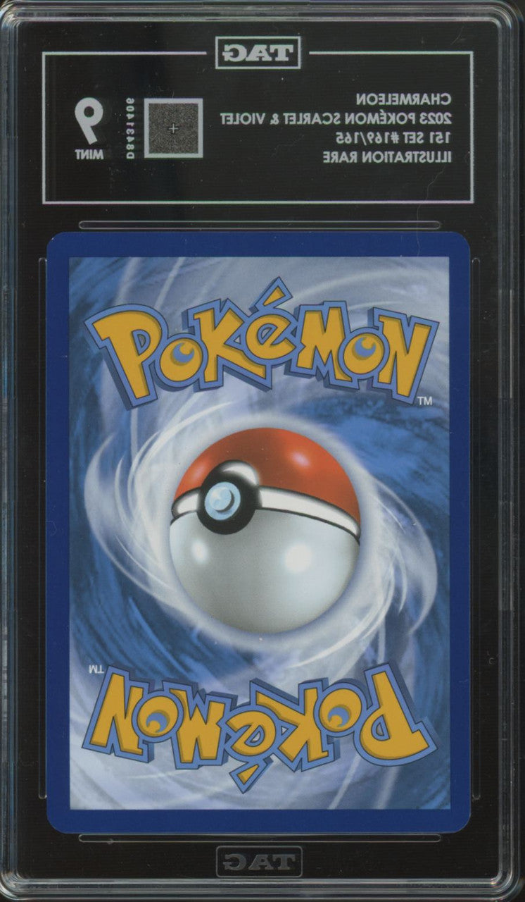 2023 Pokemon Charmeleon 151 Illustration Rare #169 TAG 9