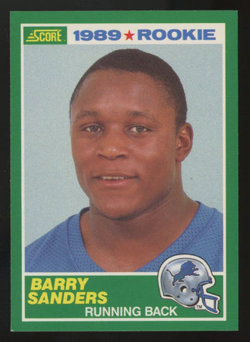 1989 Score Barry Sanders RC #257 NM "A"