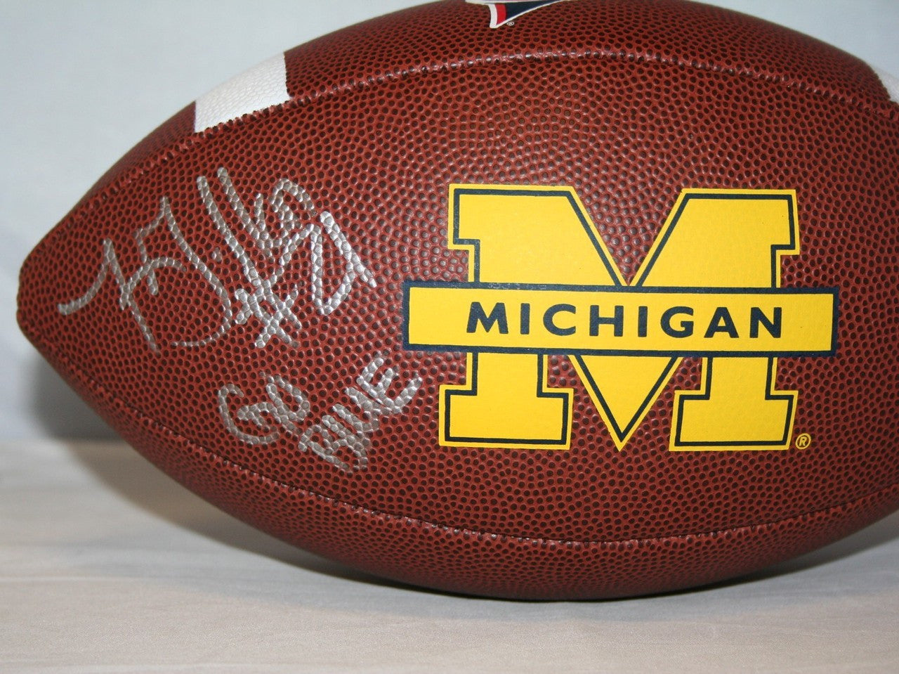 Jeremy Gallon Michigan Wolverines NCAA Autograph Football Inscribed