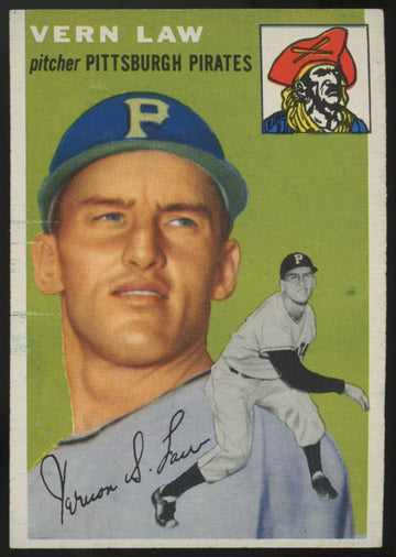 1954 Topps Vern Law #235 EX/MT