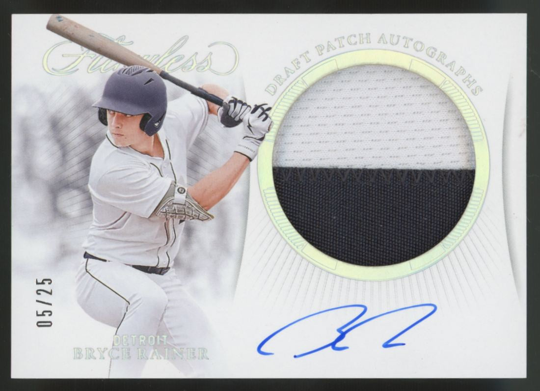 2025 Panini Flawless Bryce Rainer Draft Patch Auto /25 #DPA-BR