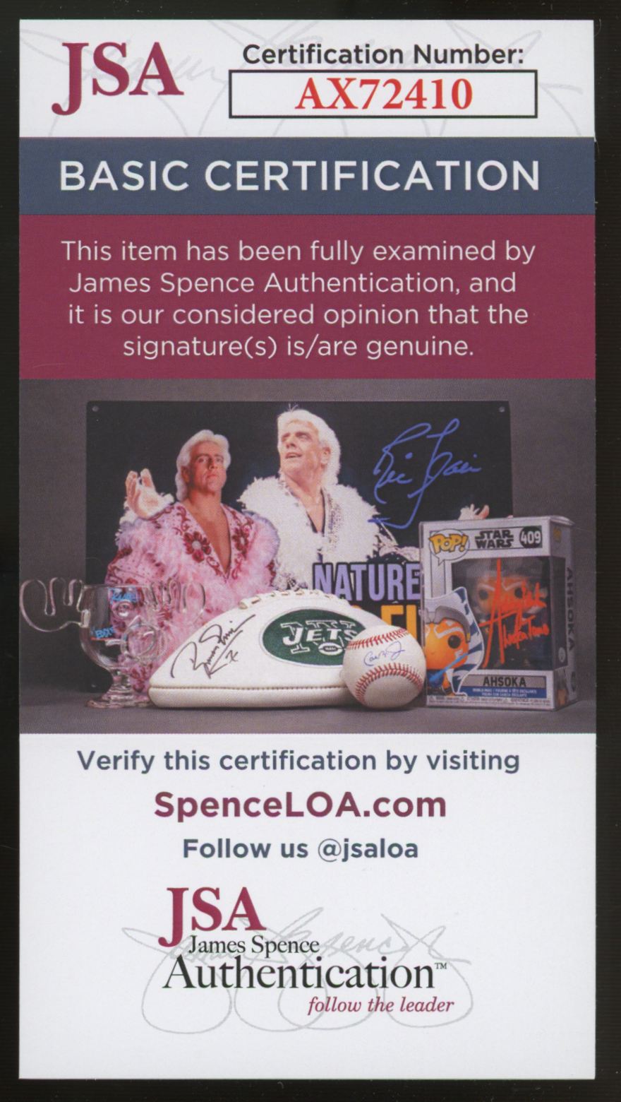 Keith Hernandez Signed Autographed Index Card JSA Authentic *410