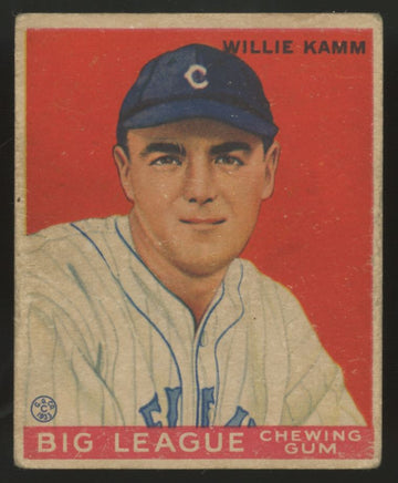 1933 Goudey Willie Kamm #75 G/VG