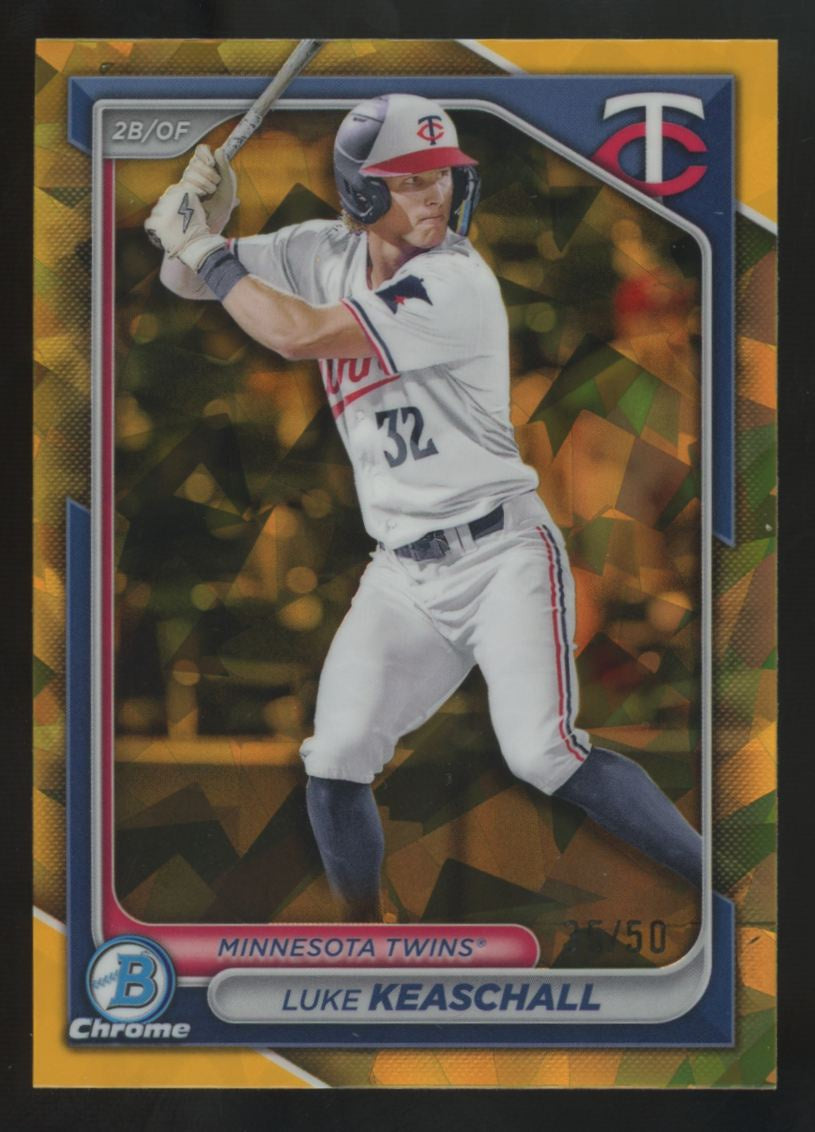 2024 Bowman Draft Luke Keaschall Chrome Gold Atomic /50 #BDC-82