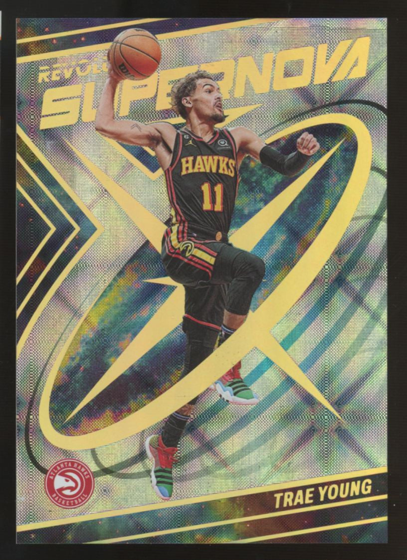 2022-23 Panini Revolution Trae Young Galactic Supernova #7