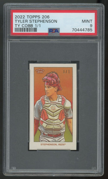 2022 Topps 206 Tyler Stephenson Ty Cobb 1/1 PSA 9