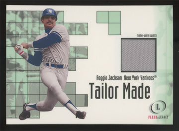 2001 Fleer Legacy Reggie Jackson Tailor Made Patch "A"