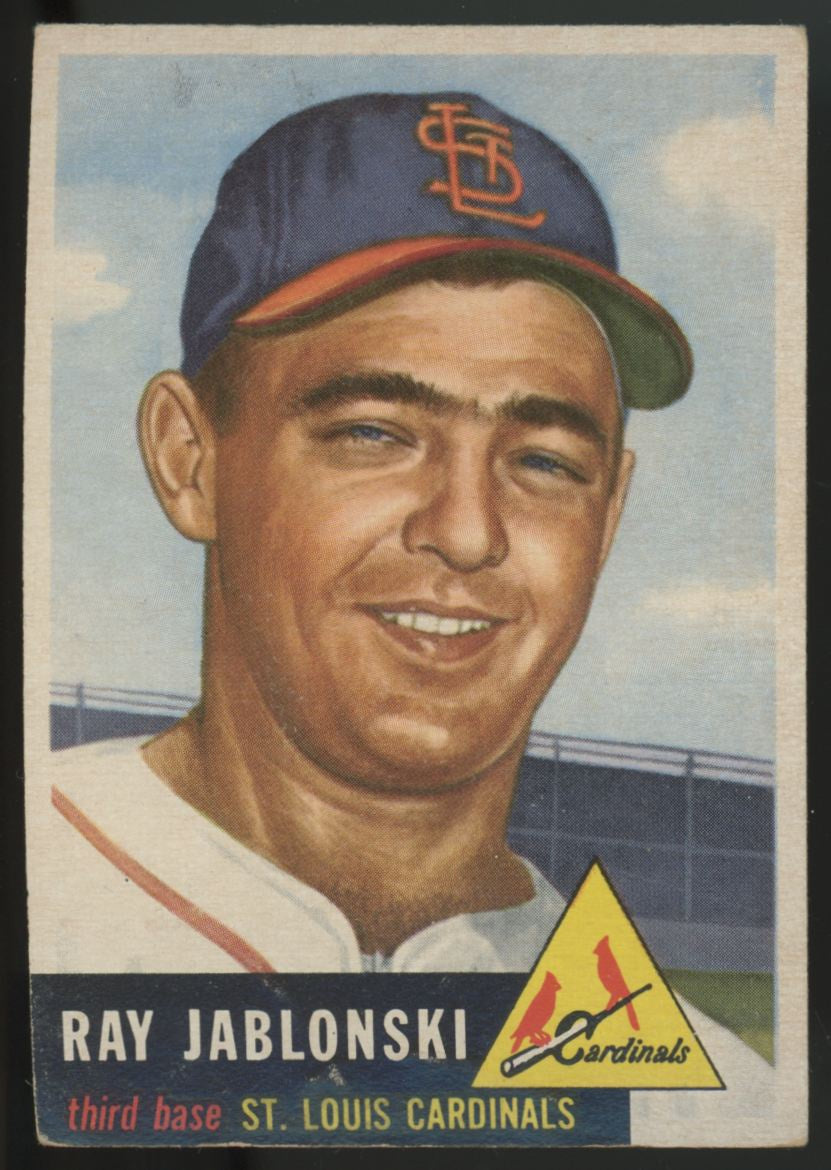 1953 Topps Ray Jablonski #189 VG-EX