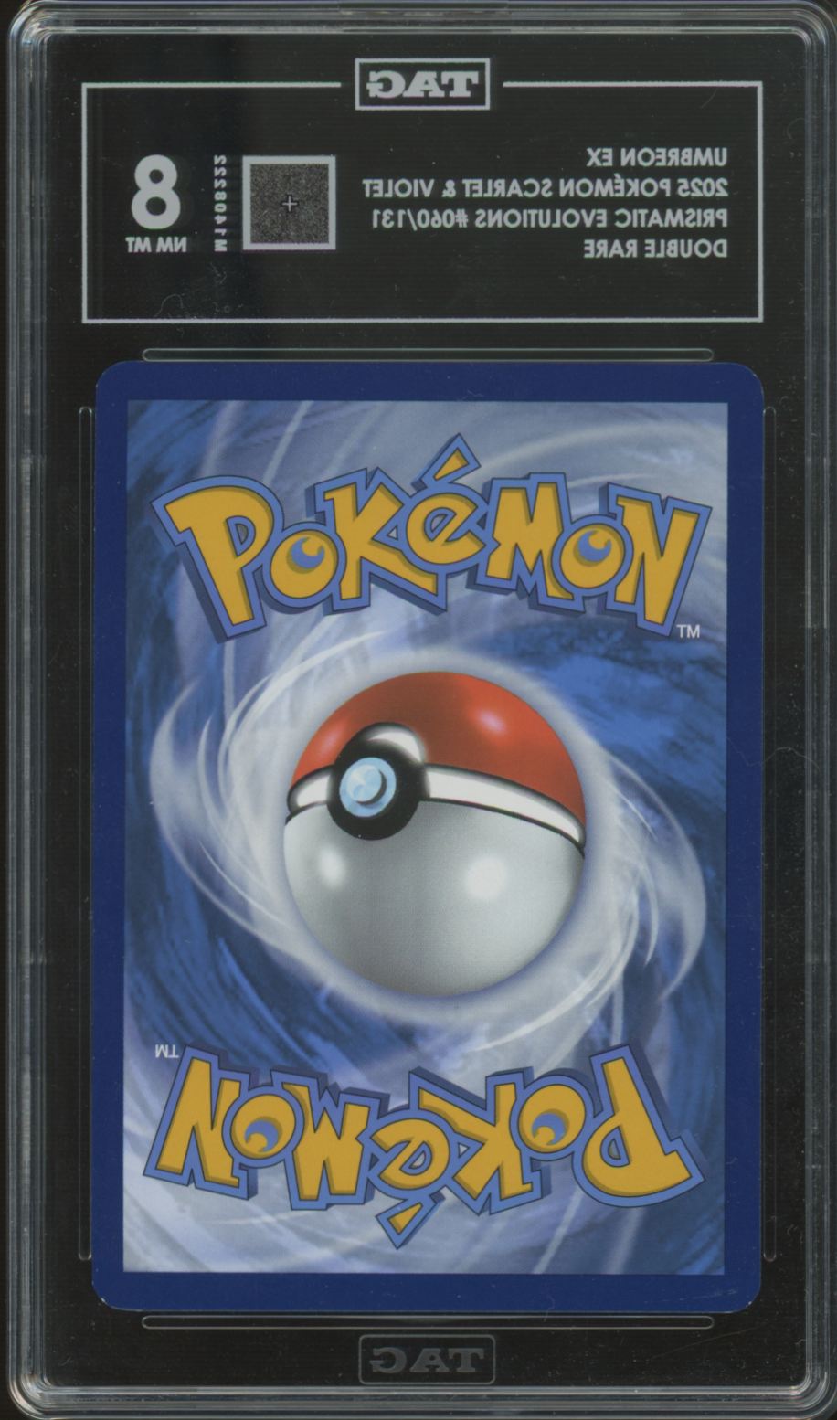 2025 Pokemon Umbreon ex Pristmatic Evolutions Surprise Box Promo #060 TAG 8