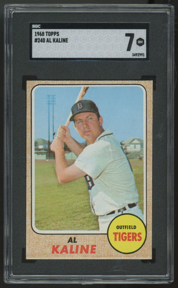1968 Topps Al Kaline #240 SGC 7