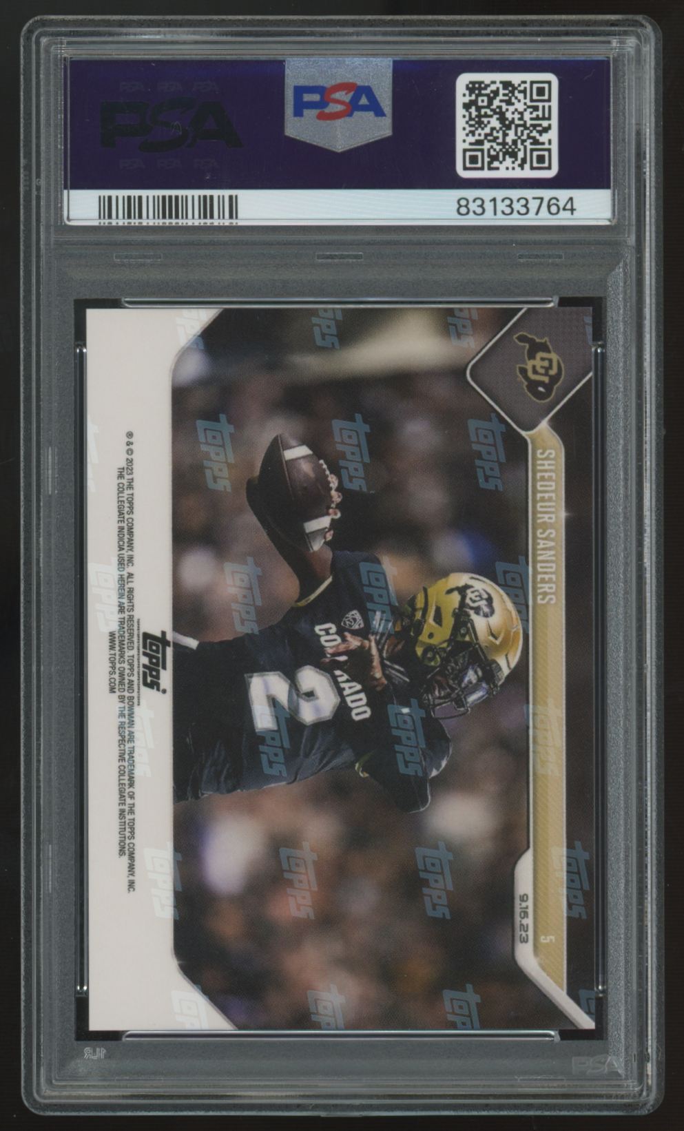 2023 Bowman U Now Shedeur Sanders #5 PSA 10 *764