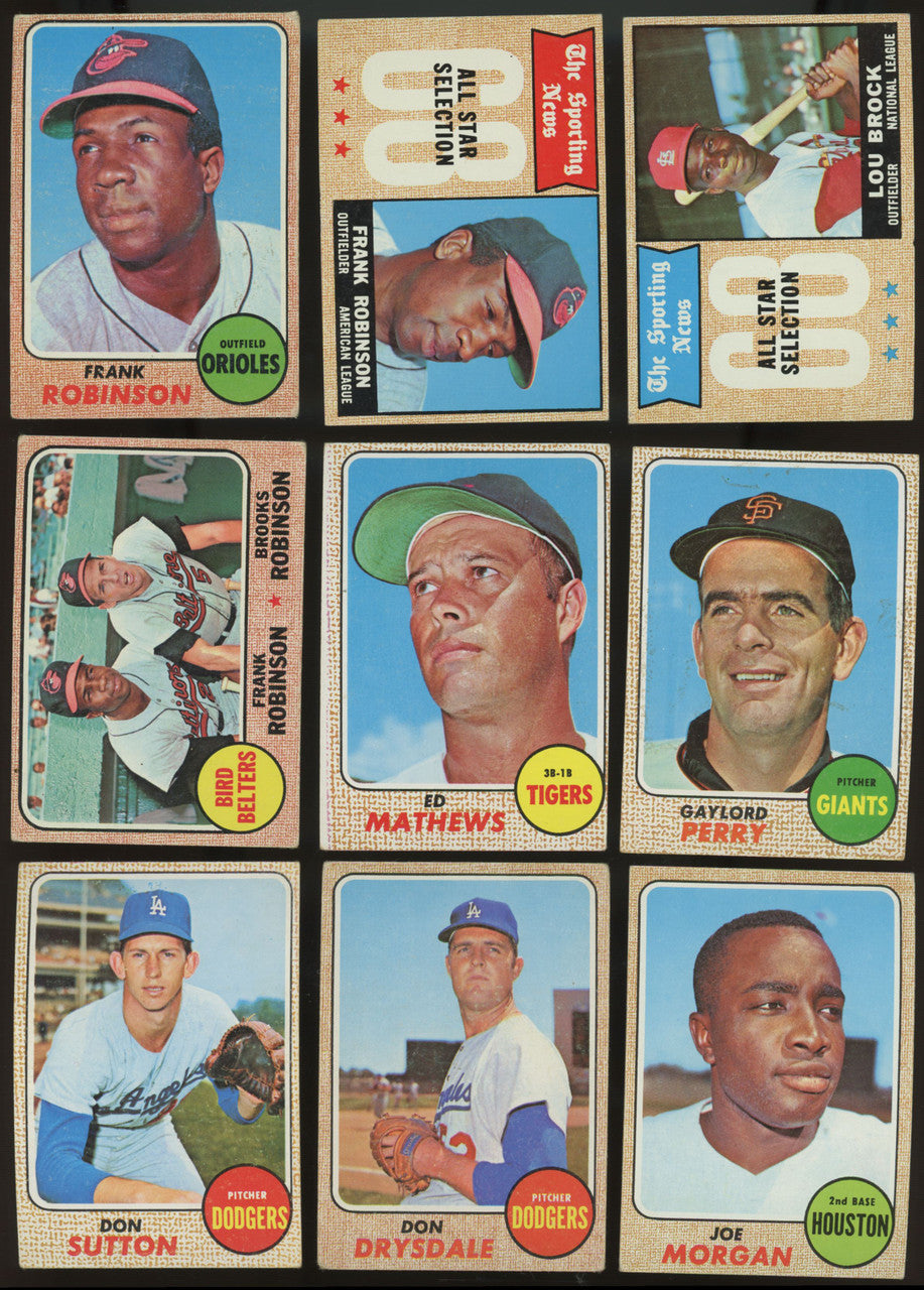 1968 Topps Baseball Complete Set (598) VG-EX Overall Ryan Bench RC