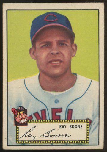 1952 Topps Ray Boone Black Back #55 VG/EX "A"