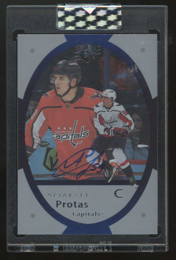 2021-22 UD Clear Cut Aliaksei Protas RC Vintage Views Auto #VV-AP
