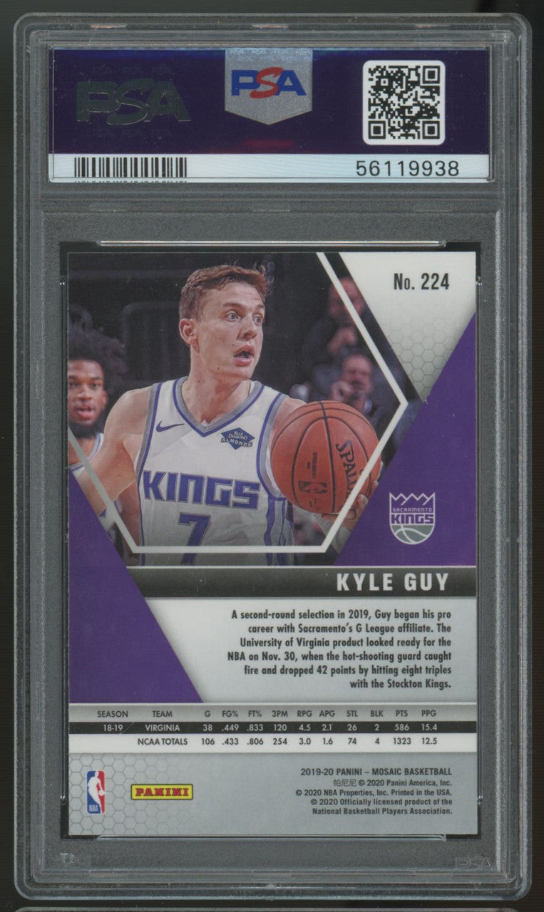 2019/20 Mosaic Kyle Guy RC #224 PSA 10