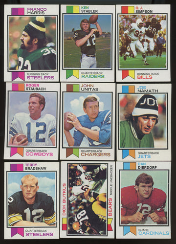 1973 Topps Football Complete Set (528) EX w/ Wax Wrapper & Team CL Variations