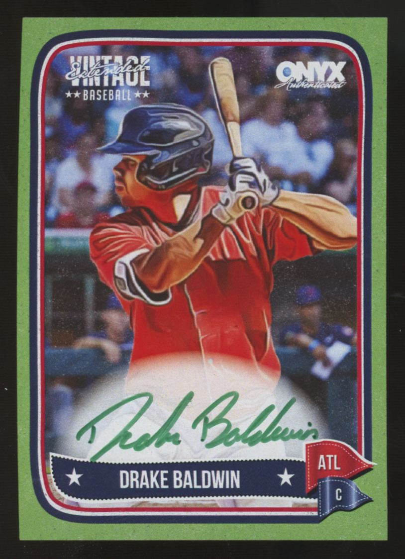 2024 Onyx Vintage Drake Baldwin Green Auto /50 #VADRBA