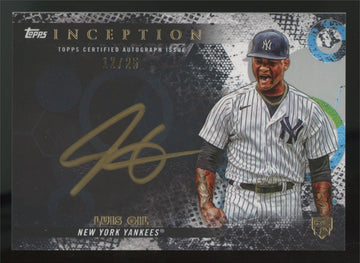 2022 Topps Inception Luis Gil Silver Signings Gold Auto /25 #ISS-LG