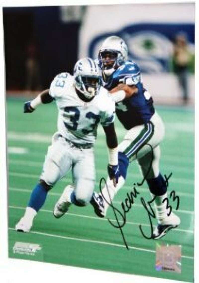 Sedrick Irvin Detroit Lions Autographed 8X10 Photo