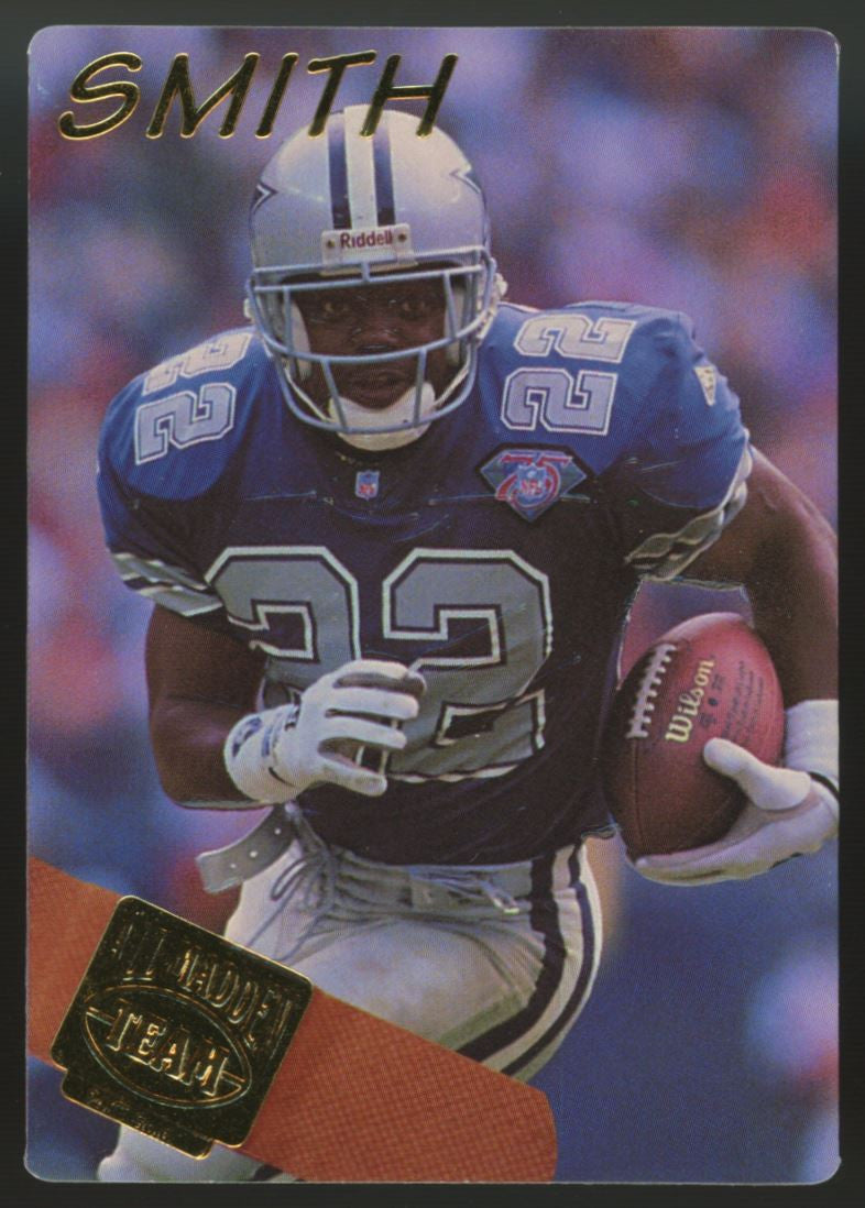 1994 Action Packed All-Madden Team Emmitt Smith 24K Gold #1G